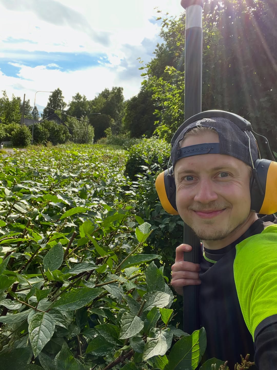 Piha-apurin uusin Instagram-julkaisu pensaiden leikkaamisesta